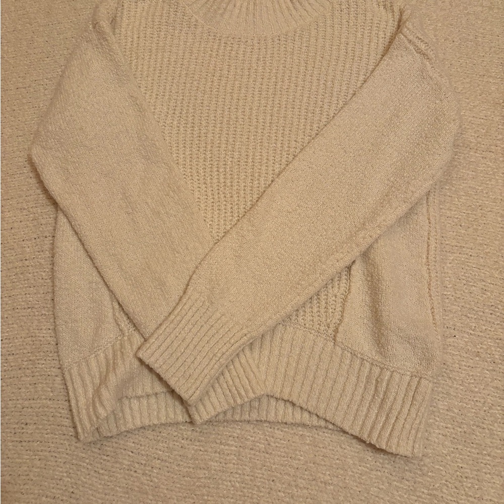 SO Women's Cream Crew Neck Sweater